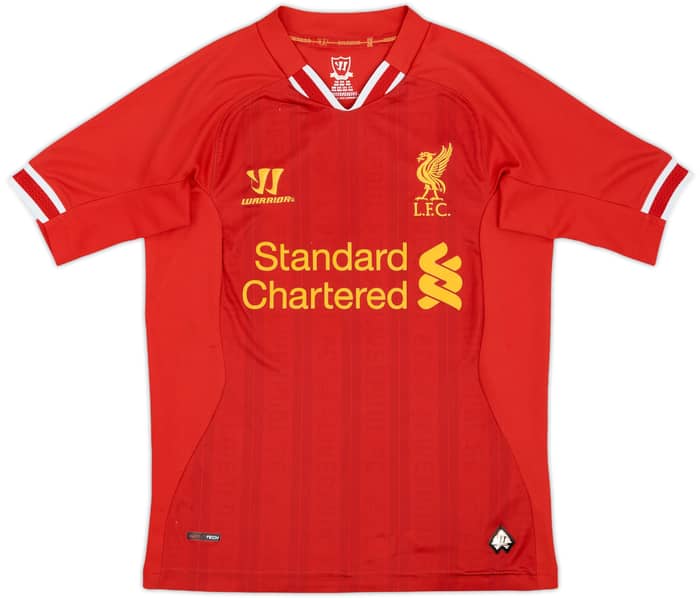 2013-14 Liverpool Home Shirt Gerrard #8 - 6/10 - (M.Boys)