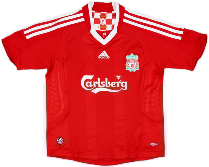 2008-10 Liverpool Home Shirt Torres #9 - 6/10 - (M.Boys)