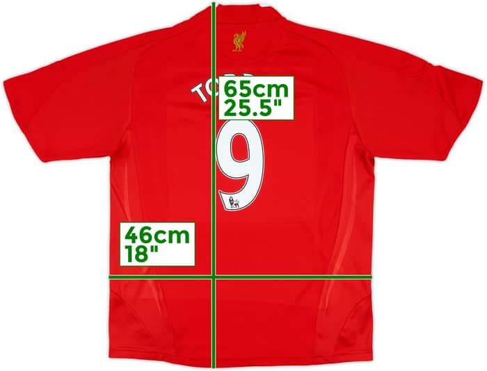 2008-10 Liverpool Home Shirt Torres #9 - 6/10 - (M.Boys)