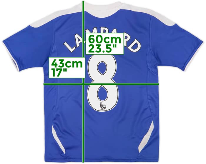 2011-12 Chelsea Home Shirt Lampard #8 - 9/10 - (M.Boys)