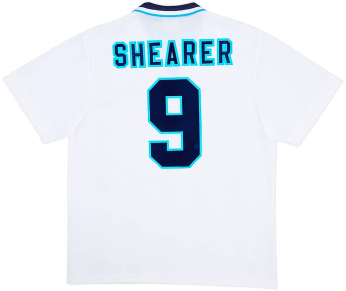 1995-97 England Home Shirt Shearer #9 - 10/10 - (XL)
