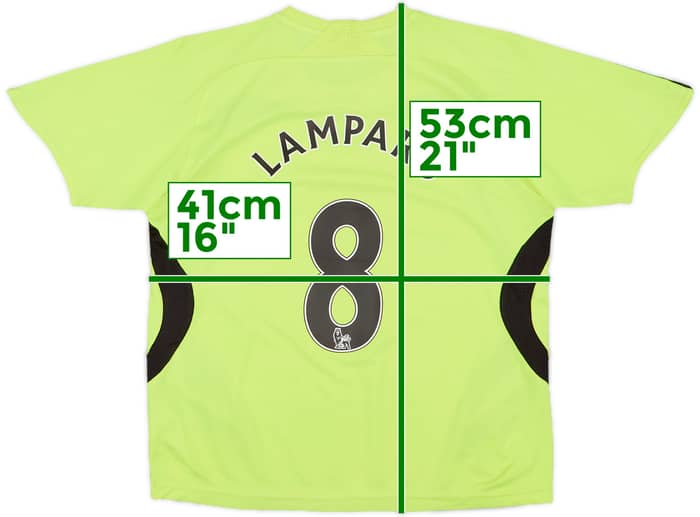 2007-08 Chelsea Away Shirt Lampard #8 - 8/10 - (S.Boys)