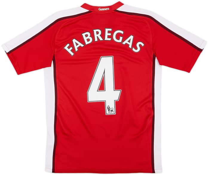 2008-10 Arsenal Home Shirt Fabregas #4 - 10/10 - (L.Boys)