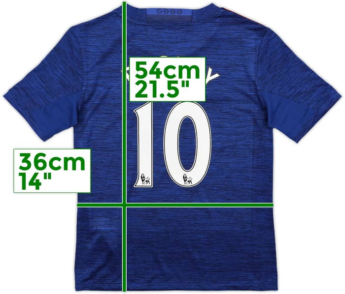 2016-17 Manchester United Away Shirt Rooney #10 - 10/10 - (S.Boys)