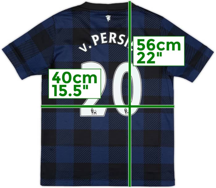 2013-14 Manchester United Away Shirt V.Persie #20 - 8/10 - (S.Boys)