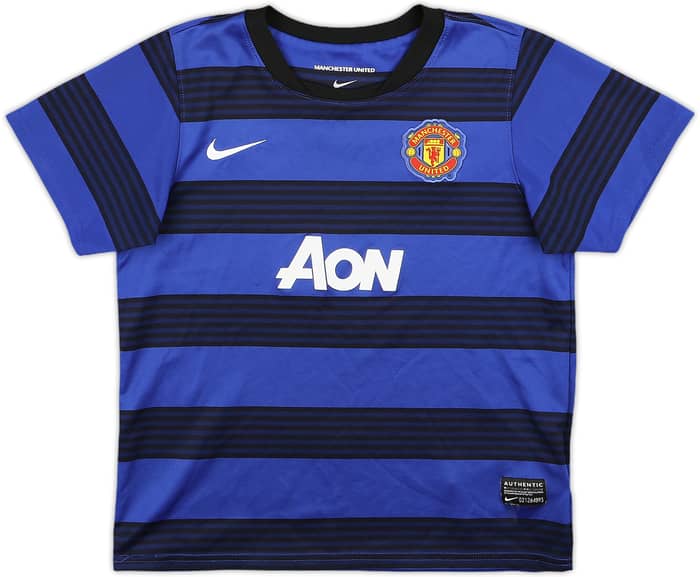 2011-13 Manchester United Away Shirt Rooney #10 - 7/10 - (7-8 Years)