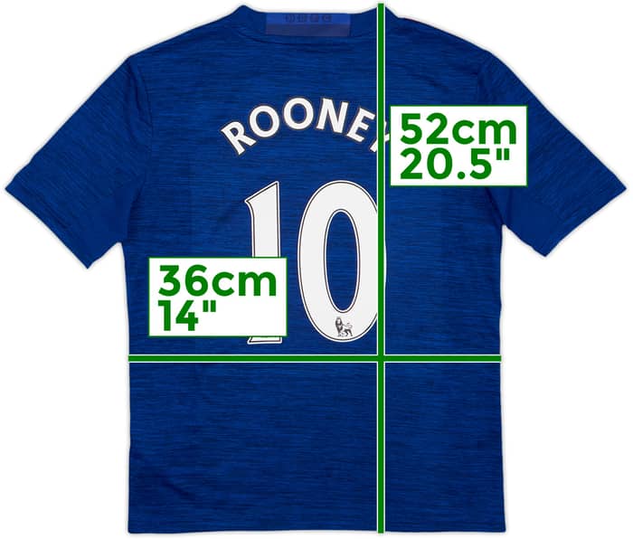 2016-17 Manchester United Away Shirt Rooney #10 - 10/10 - (S.Boys)