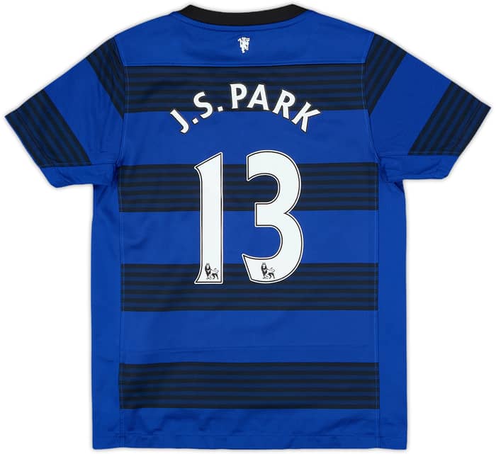 2011-13 Manchester United Away Shirt J.S.Park #13 - 8/10 - (S.Boys)