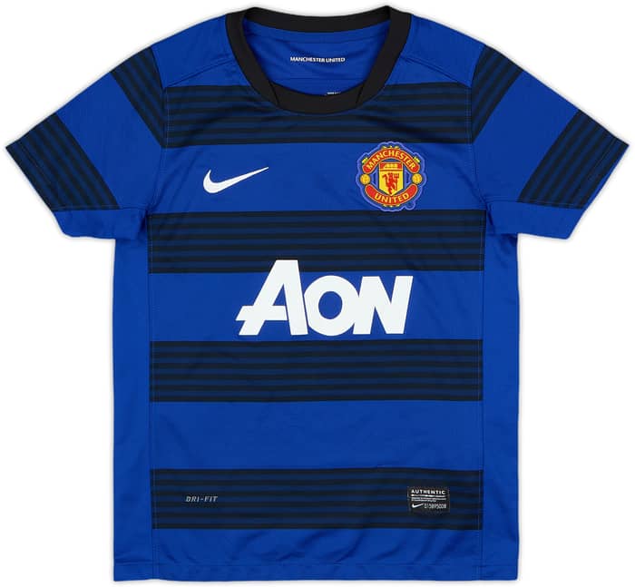 2011-13 Manchester United Away Shirt J.S.Park #13 - 8/10 - (S.Boys)