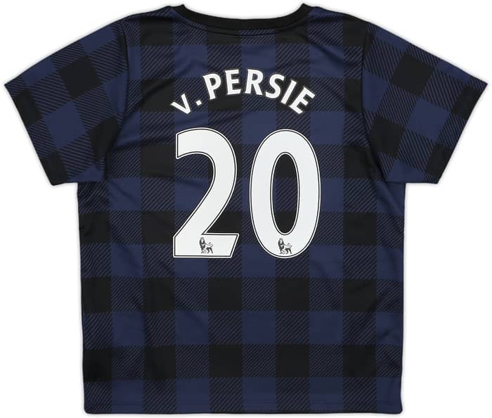 2013-14 Manchester United Away Shirt v.Persie #20 - 9/10 - (7-8 Years)