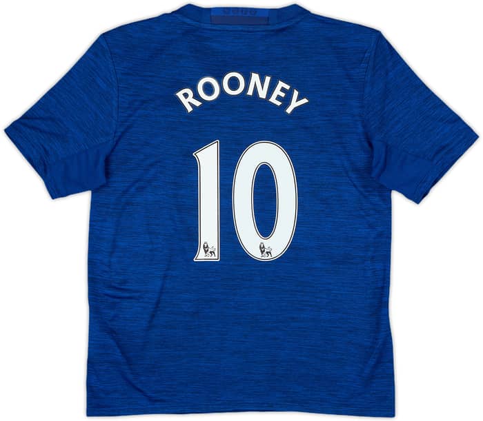 2016-17 Manchester United Away Shirt Rooney #10 - 9/10 - (M.Boys)