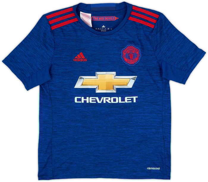 2016-17 Manchester United Away Shirt Rooney #10 - 9/10 - (M.Boys)