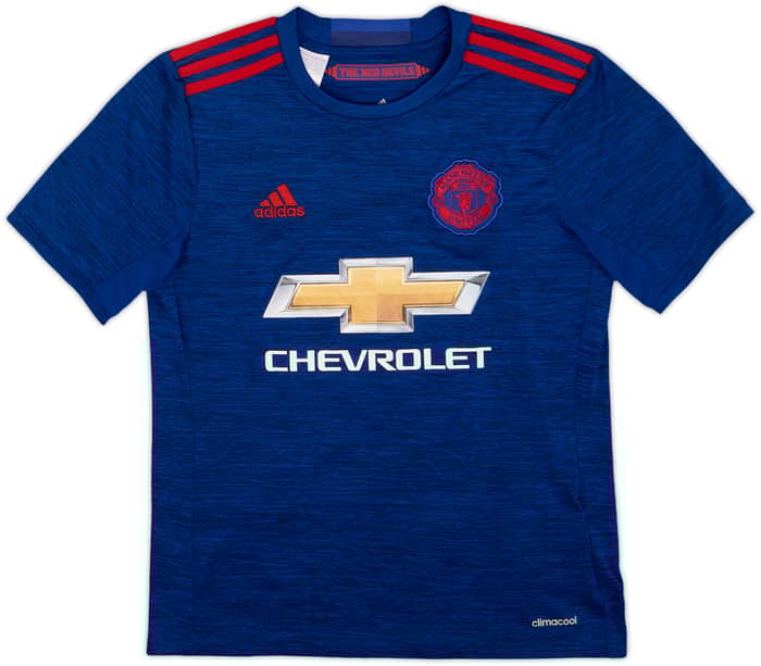 2016-17 Manchester United Away Shirt Rooney #10 - 9/10 - (M.Boys)
