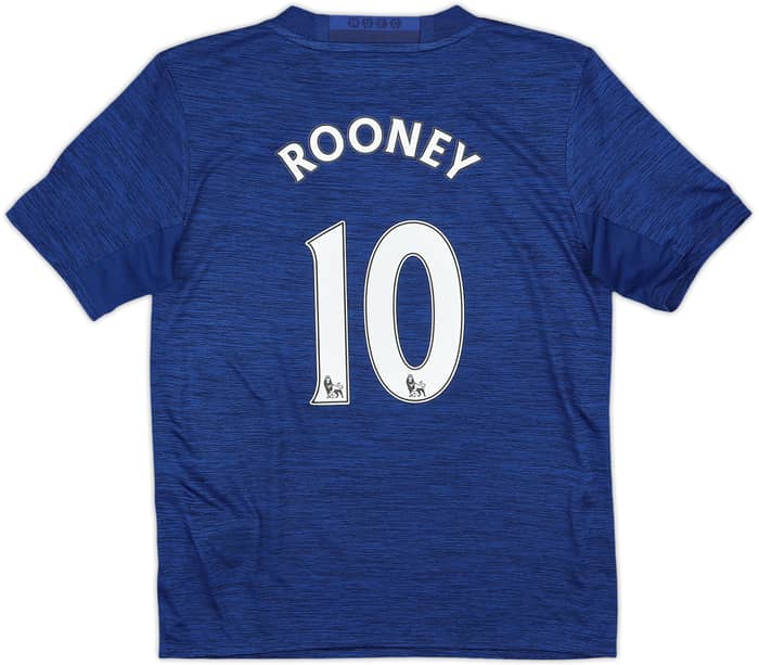 2016-17 Manchester United Away Shirt Rooney #10 - 9/10 - (M.Boys)