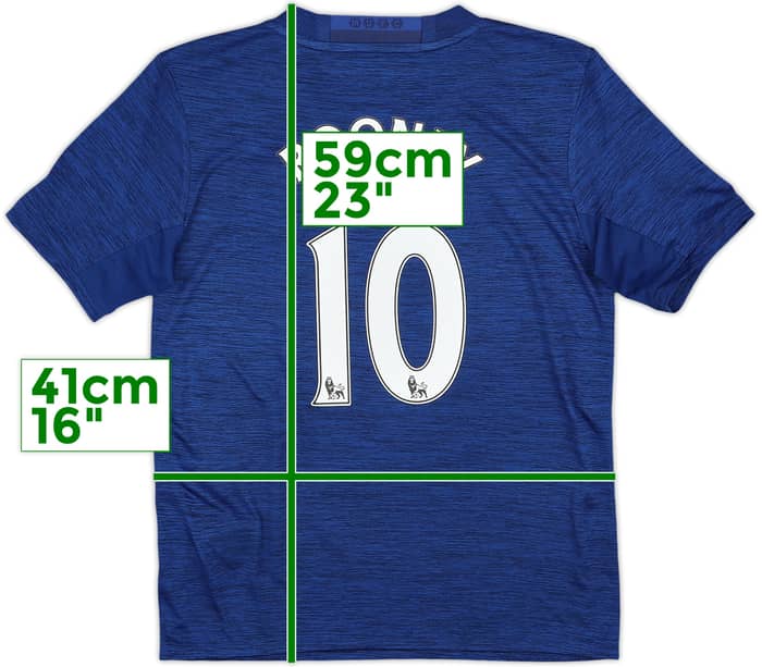 2016-17 Manchester United Away Shirt Rooney #10 - 9/10 - (M.Boys)