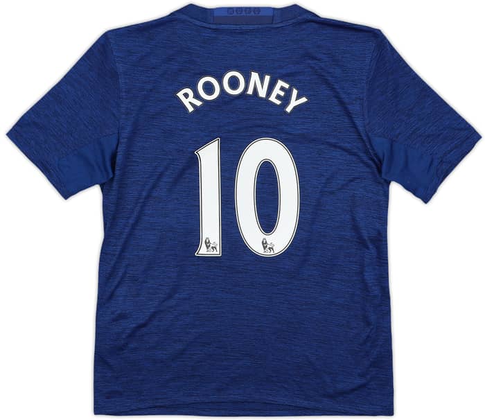 2016-17 Manchester United Away Shirt Rooney #10 - 7/10 - (M.Boys)