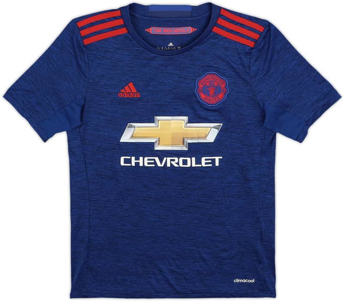 2016-17 Manchester United Away Shirt Rooney #10 - 7/10 - (M.Boys)