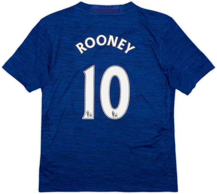 2016-17 Manchester United Away Shirt Rooney #10 - 10/10 - (M.Boys)