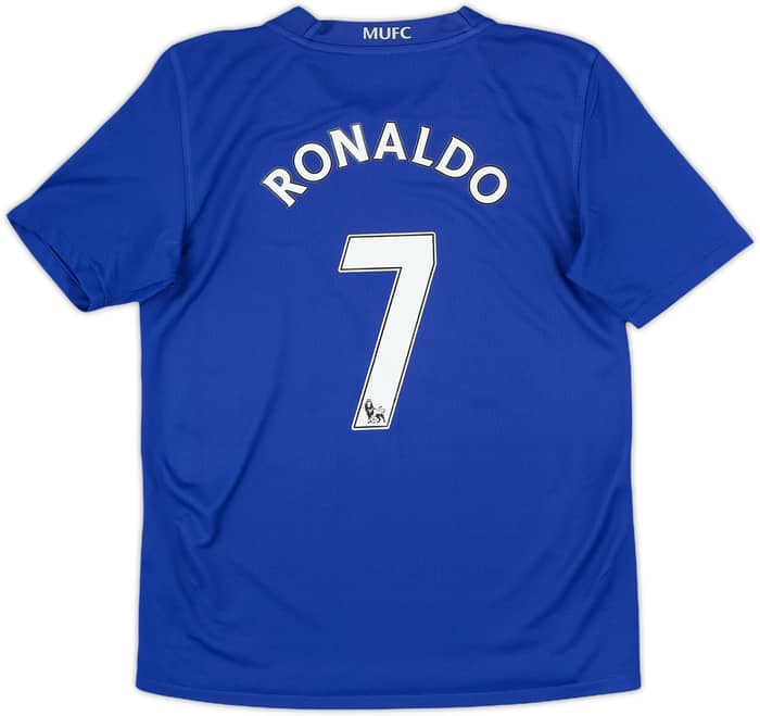 2008-09 Manchester United Third Shirt Ronaldo #7 - 8/10 - (M.Boys)