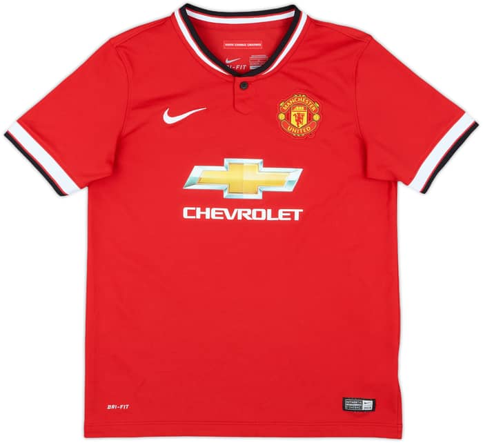 2014-15 Manchester United Home Shirt Rooney #10 - 9/10 - (L.Boys)