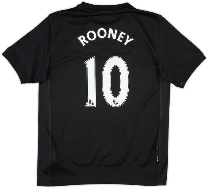 2009-10 Manchester United Away Shirt Rooney #10 - 8/10 - (M.Boys)