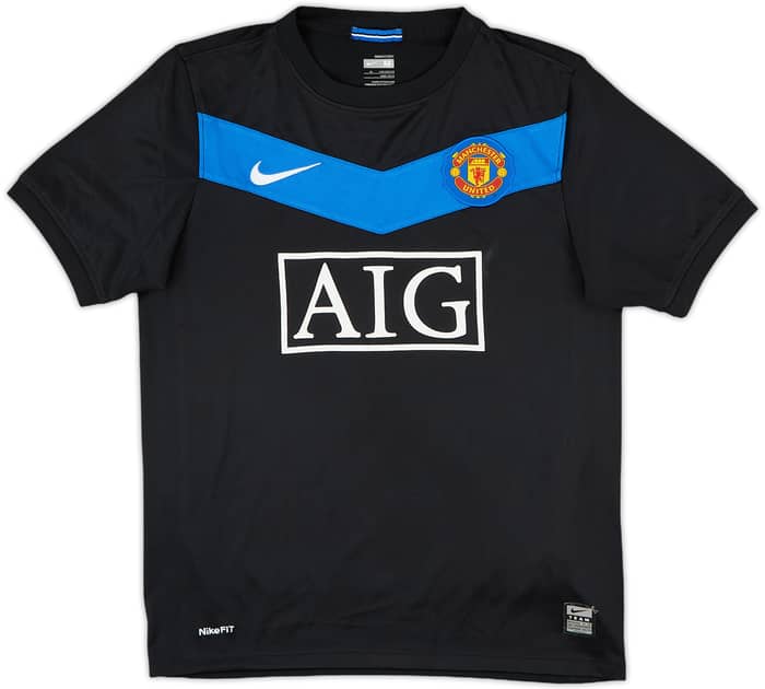 2009-10 Manchester United Away Shirt Rooney #10 - 8/10 - (M.Boys)