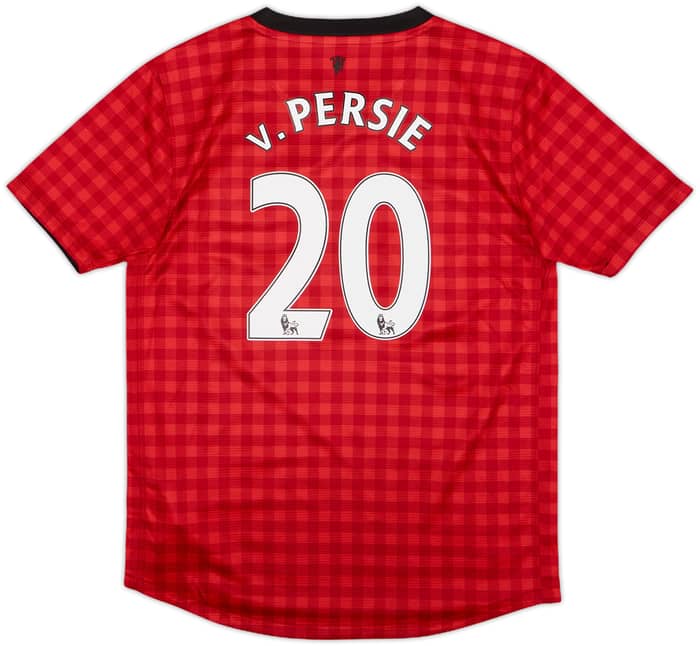 2012-13 Manchester United Home Shirt v.Persie #20 - 10/10 - (M.Boys)