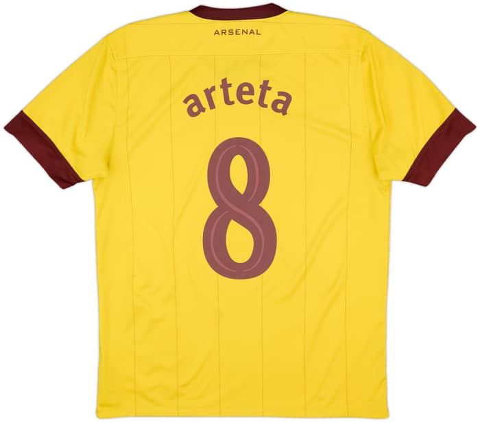 2010-13 Arsenal Away Shirt Arteta #8 - 8/10 - (M)