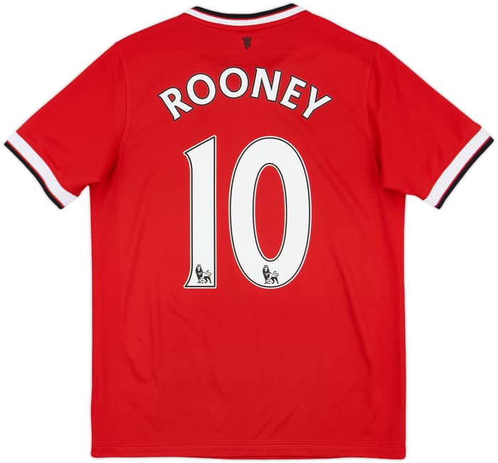 2014-15 Manchester United Home Shirt Rooney #10 - 8/10 - (XL.Boys)
