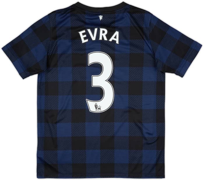 2013-14 Manchester United Away Shirt Evra #3 - 10/10 - (XL.Boys)