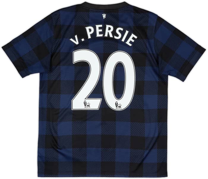2013-14 Manchester United Away Shirt v.Persie #20 - 8/10 - (XL.Boys)