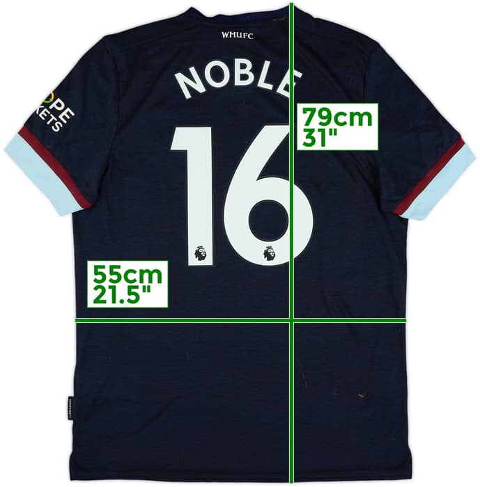 2021-22 West Ham Third Shirt Noble #16 (XL)