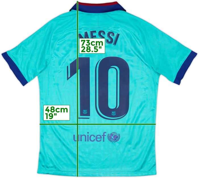 2019-20 Barcelona Third CL Shirt Messi #10 - 7/10 - (M)