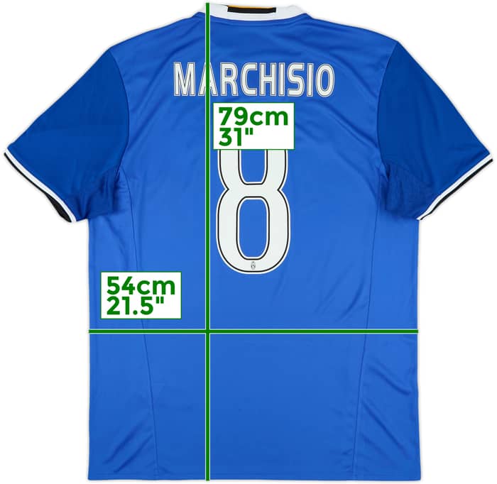 2016-17 Juventus Away Shirt Marchisio #8 (L)