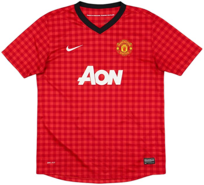 2012-13 Manchester United Home Shirt Rooney #10 - 6/10 - (XL.Boys)