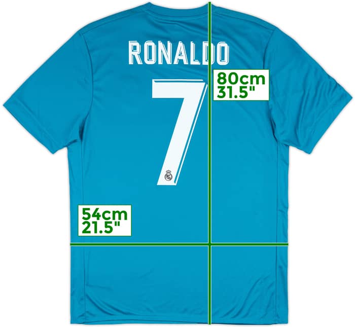 2017-18 Real Madrid Third Shirt Ronaldo #7 (L)