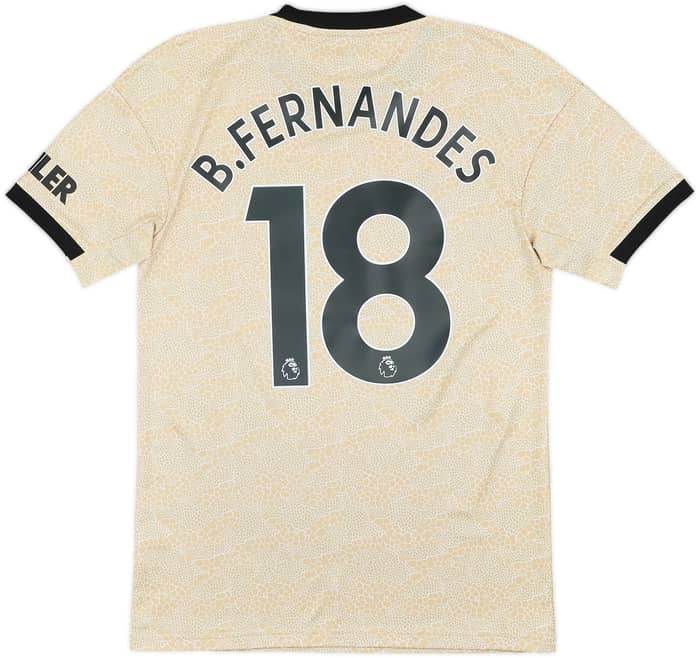 2019-20 Manchester United Away Shirt B.Fernandes #18 (S)