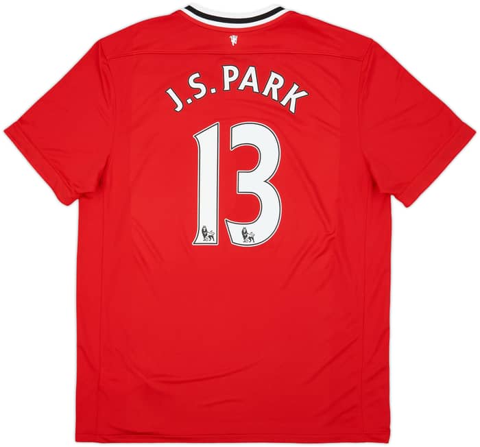 2011-12 Manchester United Home Shirt J.S.Park #13 (XL)