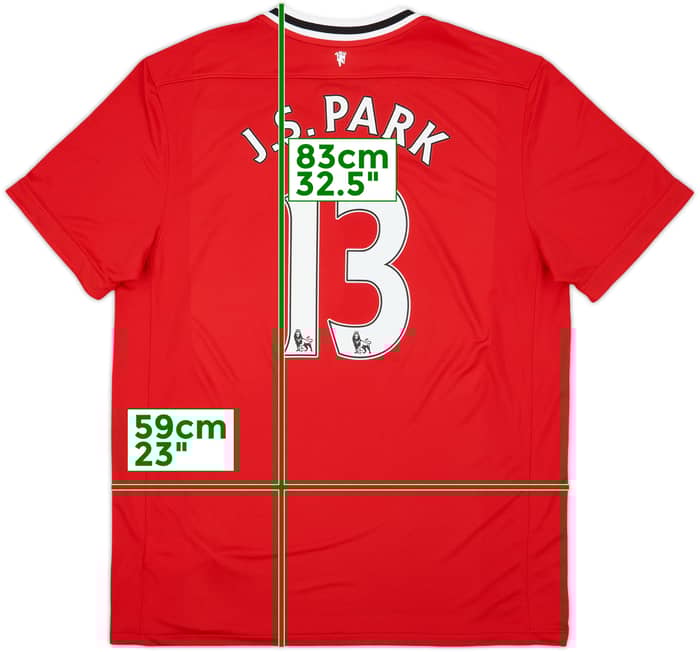 2011-12 Manchester United Home Shirt J.S.Park #13 (XL)