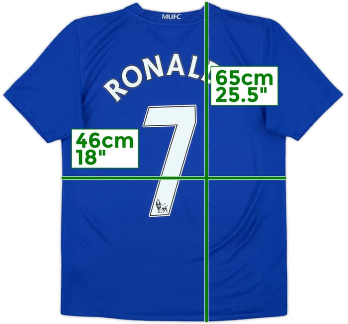 2008-09 Manchester United Third Shirt Ronaldo #7 - 8/10 - (XL.Boys)