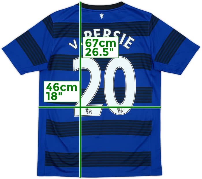 2012-13 Manchester United Third Shirt v.Persie #20 - 10/10 - (XL.Boys)