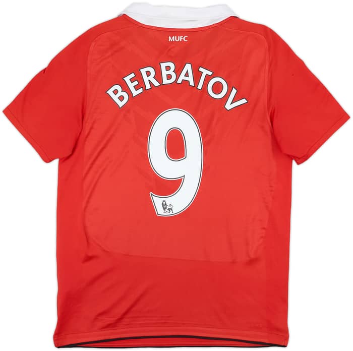 2010-11 Manchester United Home Shirt Berbatov #9 - 6/10 - (Women's L)