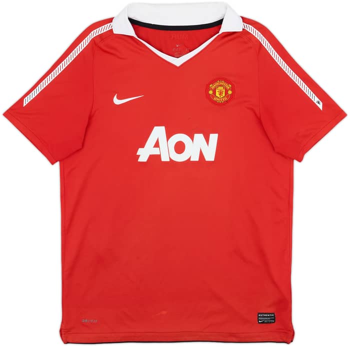 2010-11 Manchester United Home Shirt Berbatov #9 - 6/10 - (Women's L)