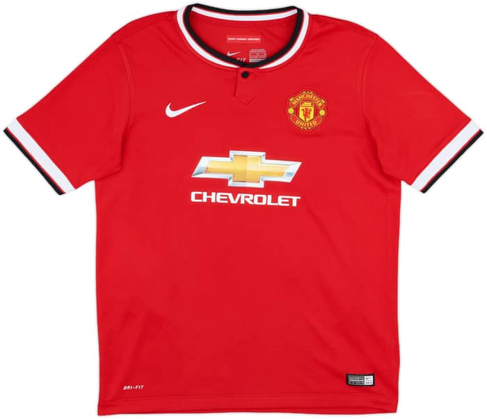 2014-15 Manchester United Home Shirt Rooney #10 - 8/10 - (XL.Boys)