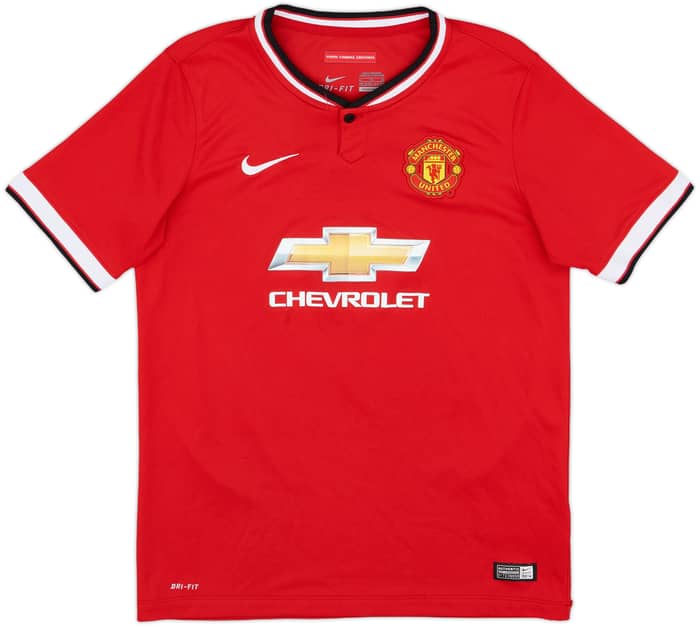 2014-15 Manchester United Home Shirt v.Persie #20 - 9/10 - (XL.Boys)