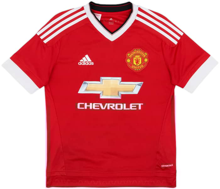 2015-16 Manchester United Home Shirt Rooney #10 - 9/10 - (L.Boys)