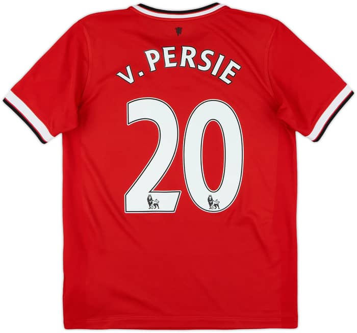 2014-15 Manchester United Home Shirt v.Persie #20 - 8/10 - (XL.Boys)