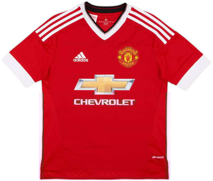 2015-16 Manchester United Home Shirt Rooney #10 - 9/10 - (L.Boys)