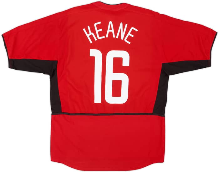 2002-04 Manchester United Home Shirt Keane #16 - 5/10 - (L)
