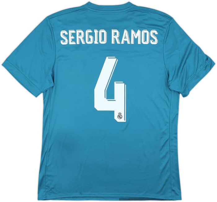 2017-18 Real Madrid Away Shirt Sergio Ramos #4 (L)